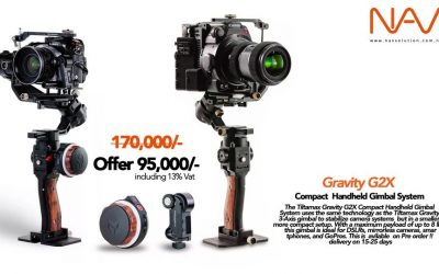 The Tiltamax Gravity G2X Compact Handheld Gimbal System